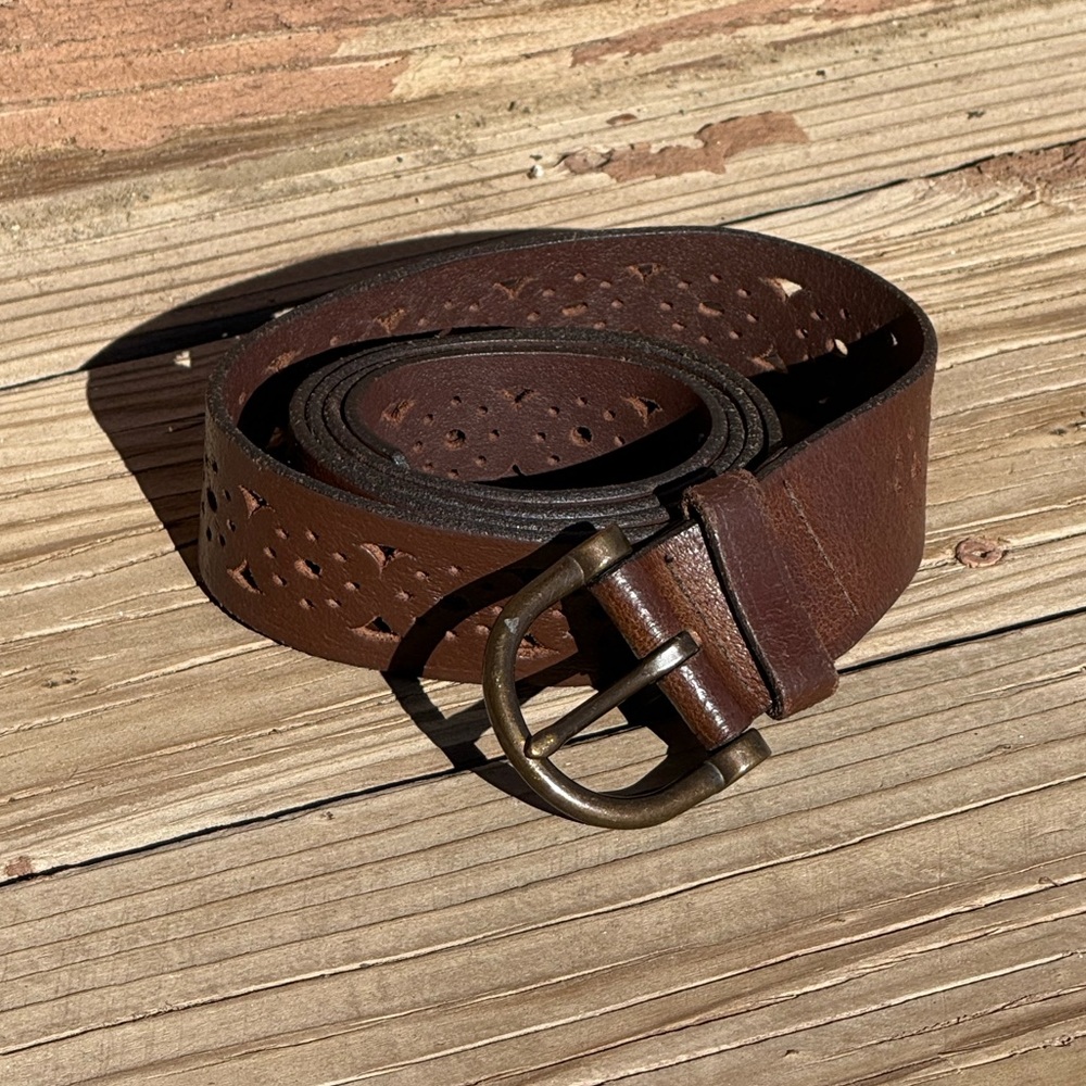 Rich Brown USA-Made Oiled Leather Belt